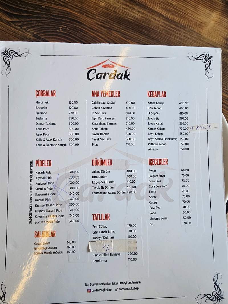 Çardak Cağ - Kebap - Pide - Çorba - 4